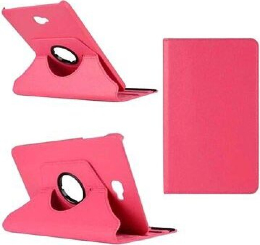 Samsung Galaxy Tab A 10.1 (2016) T580, T585 Roterende Deksel - Varm Rosa