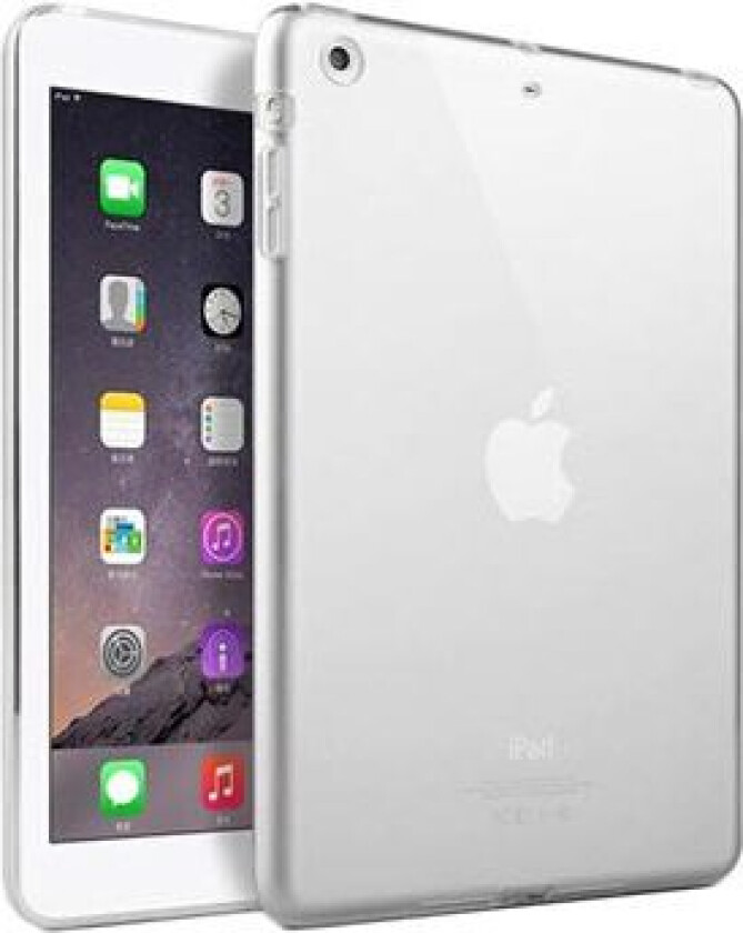 Crystal Anti-Slip iPad Mini 3 TPU-deksel - Gjennomsiktig