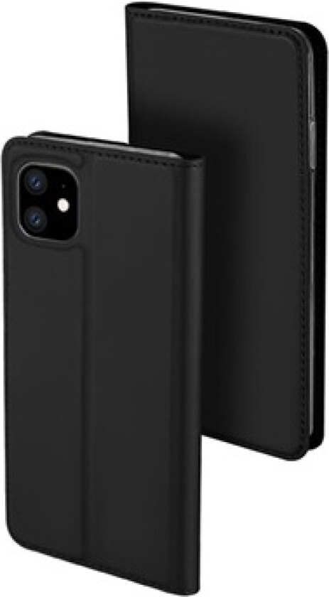 Skin Pro iPhone 11 Flip-deksel med Kortholder - Svart