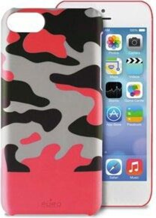 iPhone 5C Puro Camou Deksel - Rosa