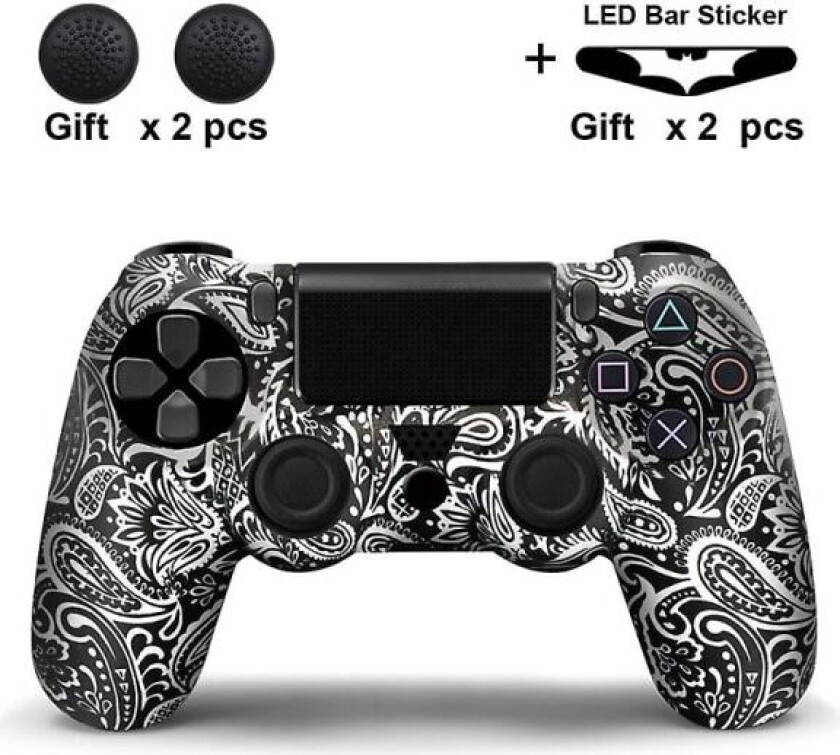 DualShock trådløs Bluetooth-kontroller for Playstation 4 / PS4 / PS3 silikondeksel uten kontroller silicone cover no controller