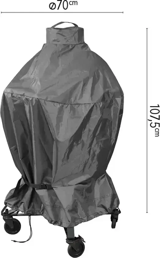Kamado cover S/M Anthracite
