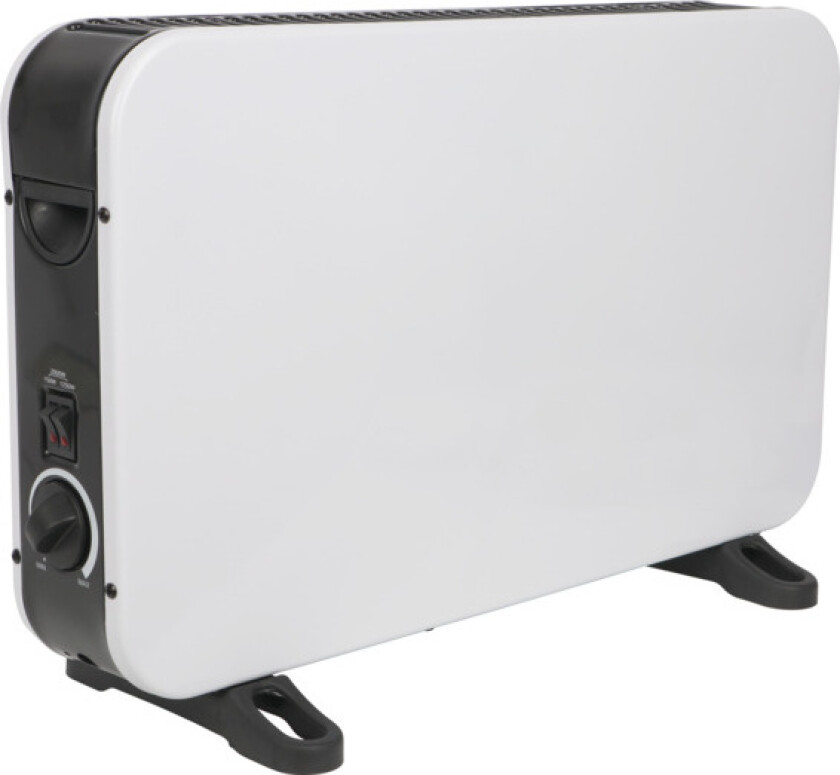 Gulvovn 2000W Hvit