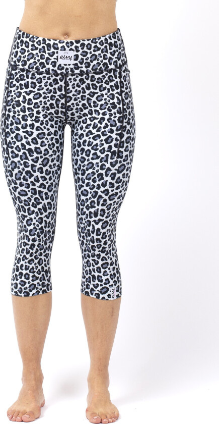 Women's Pocket Tights 3/4 Snow Leopard