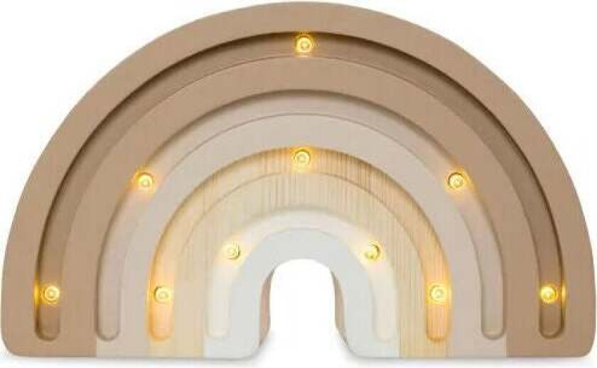 LittleLights Nattbordlampe Regnbue, Nature - Nattlamper - Furu,Tre