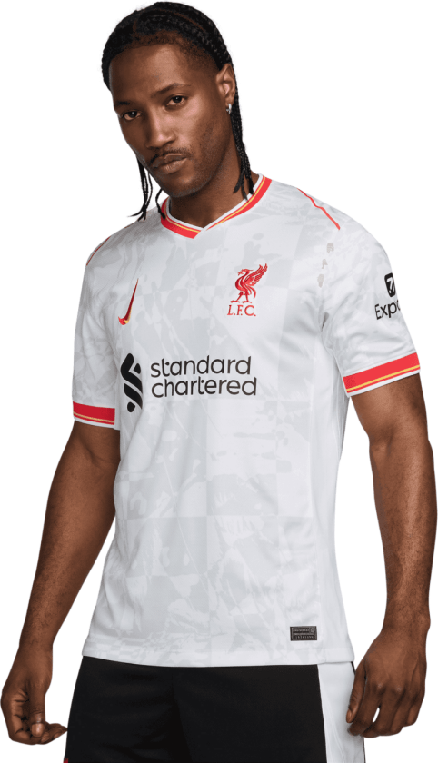 Liverpool FC Dri-FIT Jersey Short Sleeve Stadium 3RD, fotballdrakt, herre White/Pure Platinum/