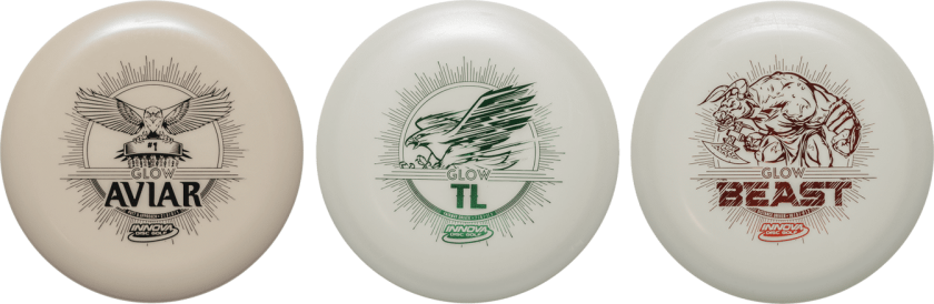 DX Glow Starter Set, startsett til frisbeegolf Assorted Colors