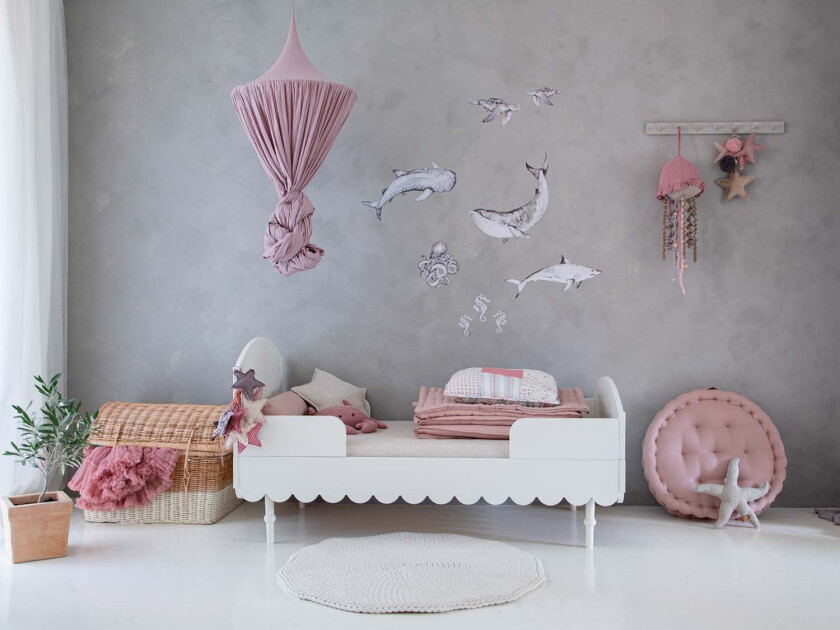 Babushka Juniorseng 2-i-1, Hvit - Juniorsenger