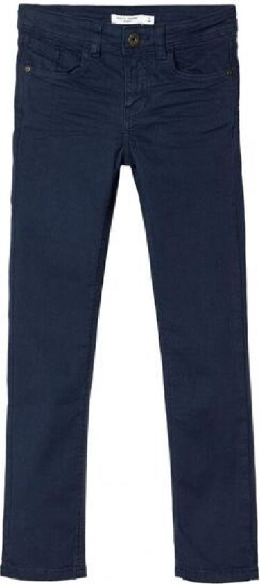 Bukse Twill Theo Dark Sapphire