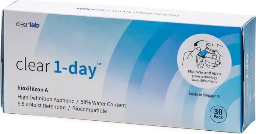 Clear 1-day 30 pk