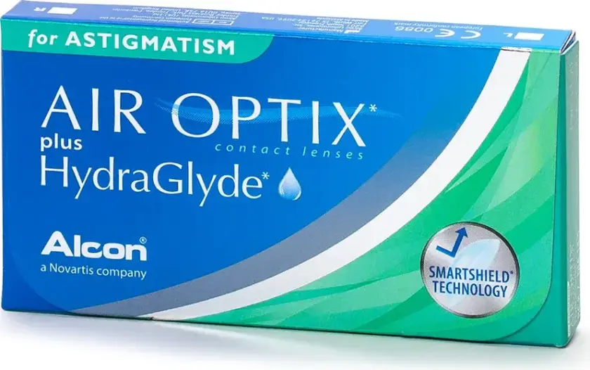 Air Optix Plus Hydraglyde for Astigmatism 6 pk