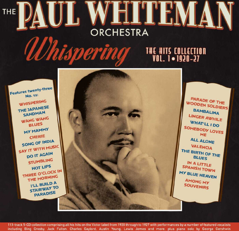 Paul Whiteman Whispering The Hits Collection Vol. 1 192027 CD