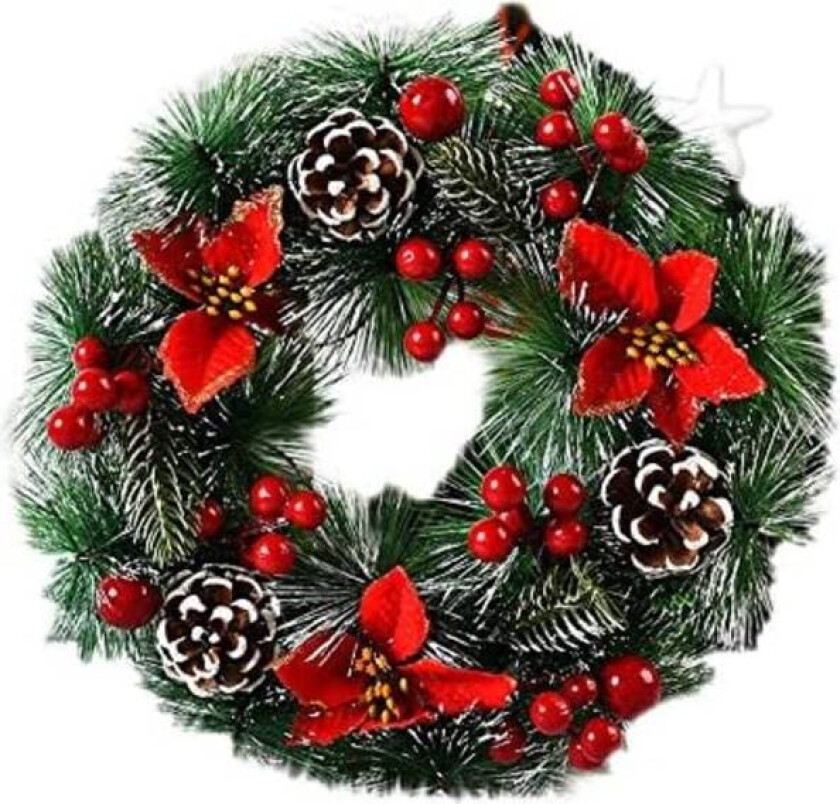 Ny julekrans Dekorasjon for høstdør