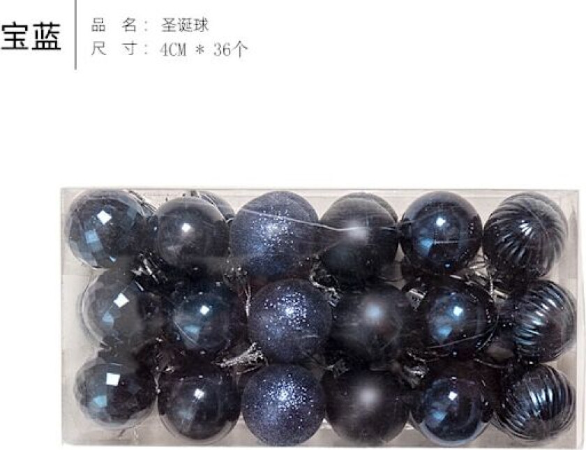 Julekuler Juletrærpynt Fargerike Kuler Henger Julemateriale Tilbehør DIY Julepynt A