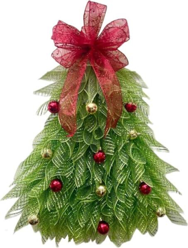 Julekrans til inngangsdøren | Festlig dørdekorasjon med kranshengere Röd båge – inget ljus