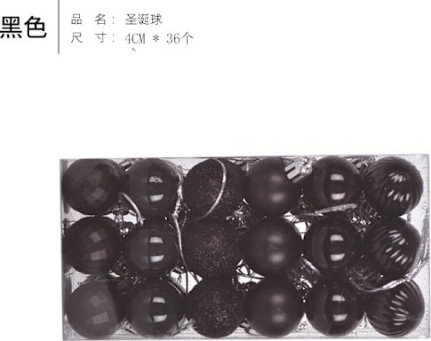 Julekuler Juletrærpynt Fargerike Kuler Henger Julemateriale Tilbehør DIY Julepynt A