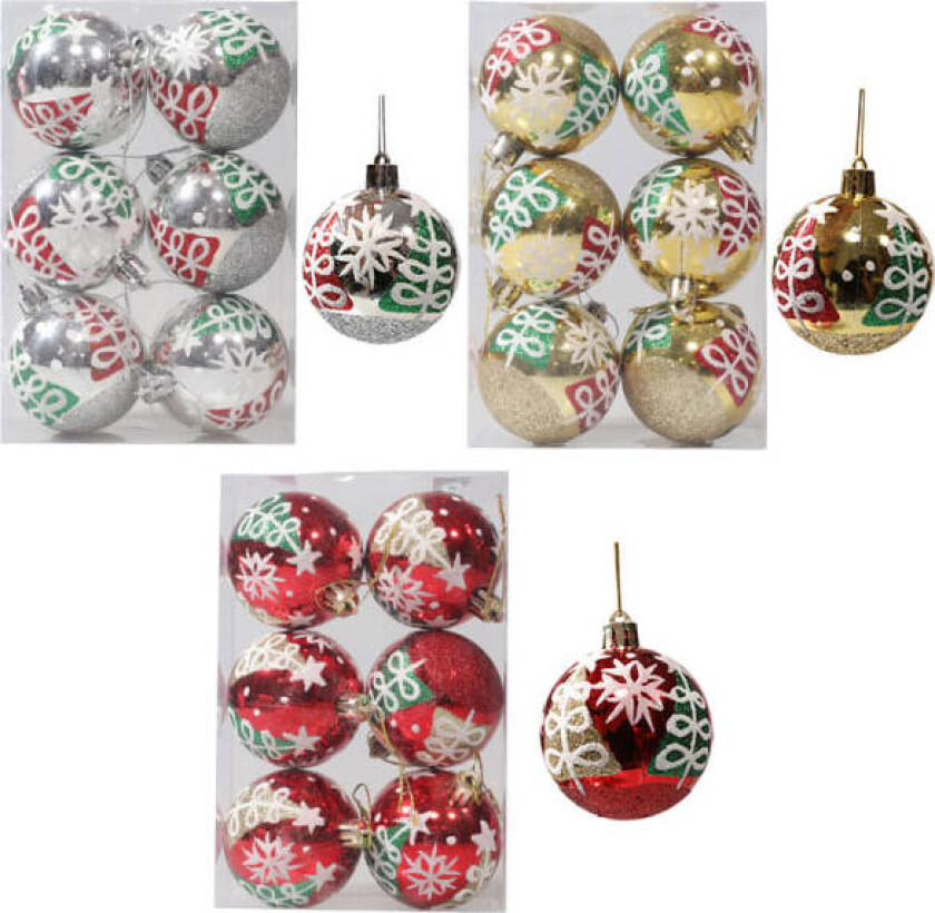 Grønne Julekuler Juletrpynt Sett med 18 Hangi