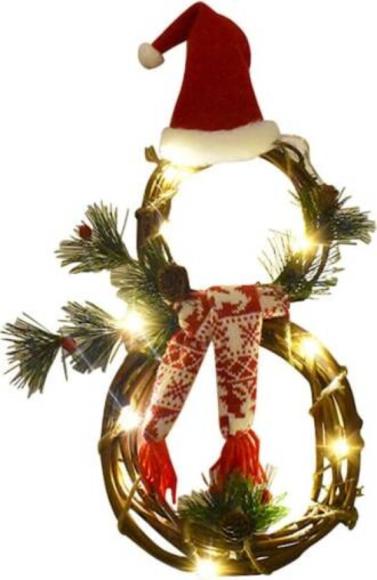 LED julekrans girlander