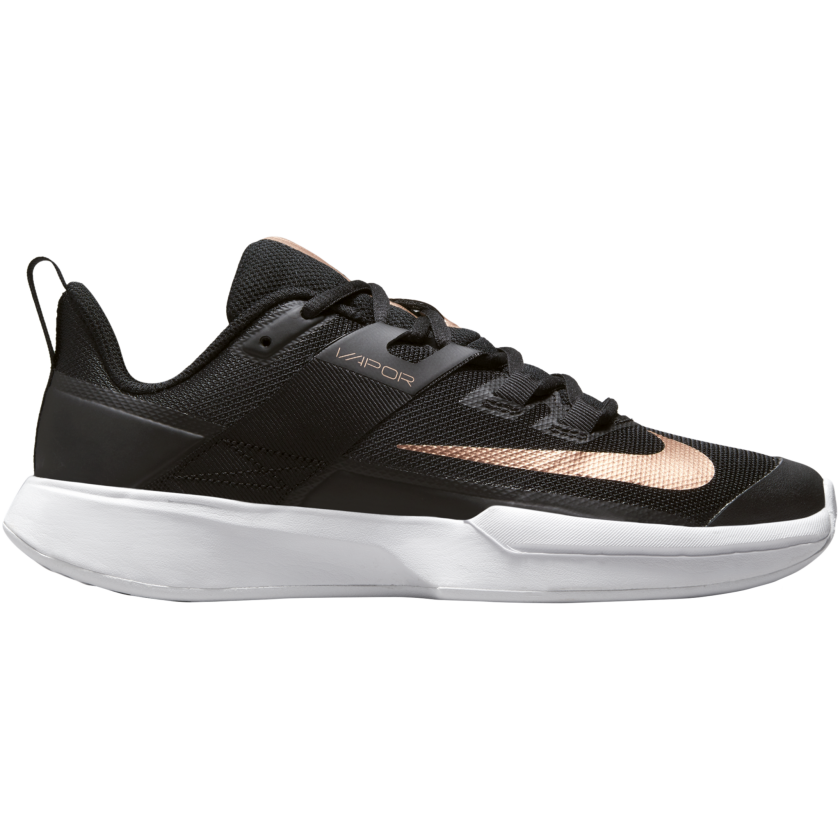 Court Vapor Lite, tennissko, dame BLACK/MTLC RED BRONZ