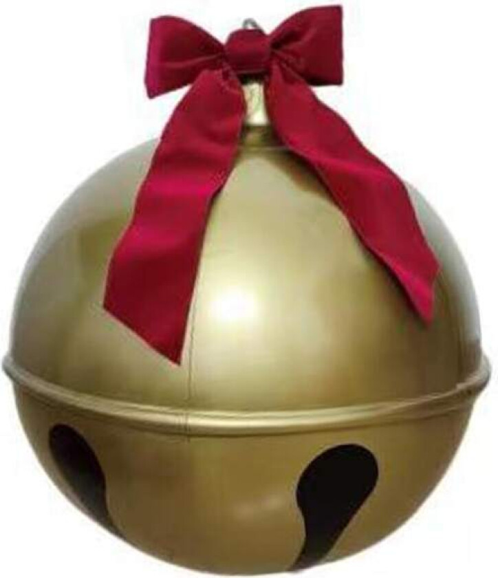 Julekule | Dekorativ klokkeformet ball | Oppblåsbar juletredekorasjon for uteplass, hage, bryllup, plen, festival