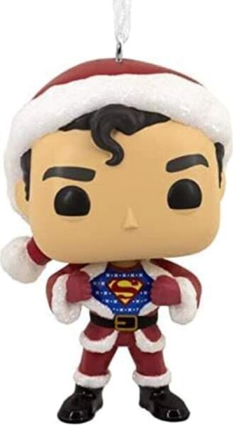 Funko POP! Eksklusiv julepyntsamling (Superman i julegenser og nissekostyme)