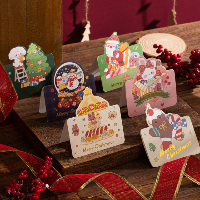 50 kreative jule-gullstemplede gratulasjonskort Thanksgiv,ZQKLA