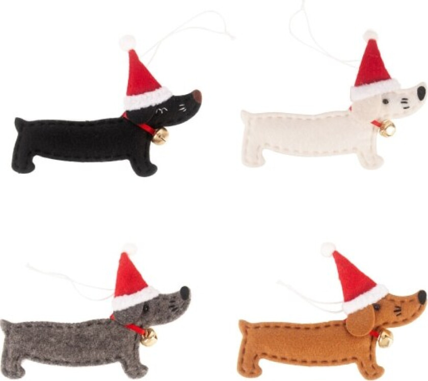 Nye juleartikler Juledekorasjon Juletreanheng Julepølseanheng