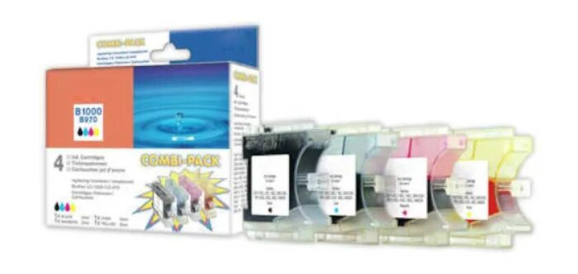 LC1000/LC970 Blekkpatron 4-pk.