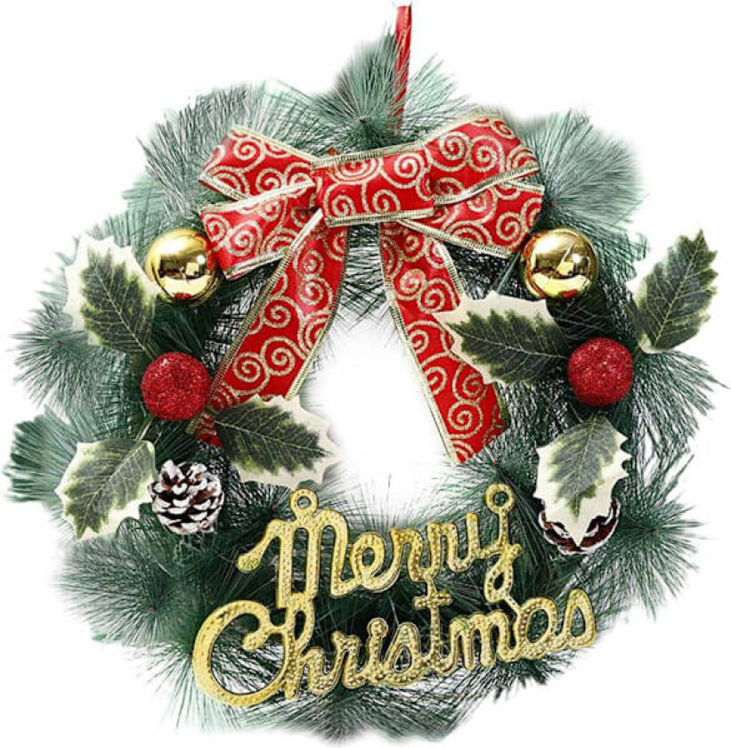 Julekrans, kranser for utendørs inngangsdør, juledekorasjon