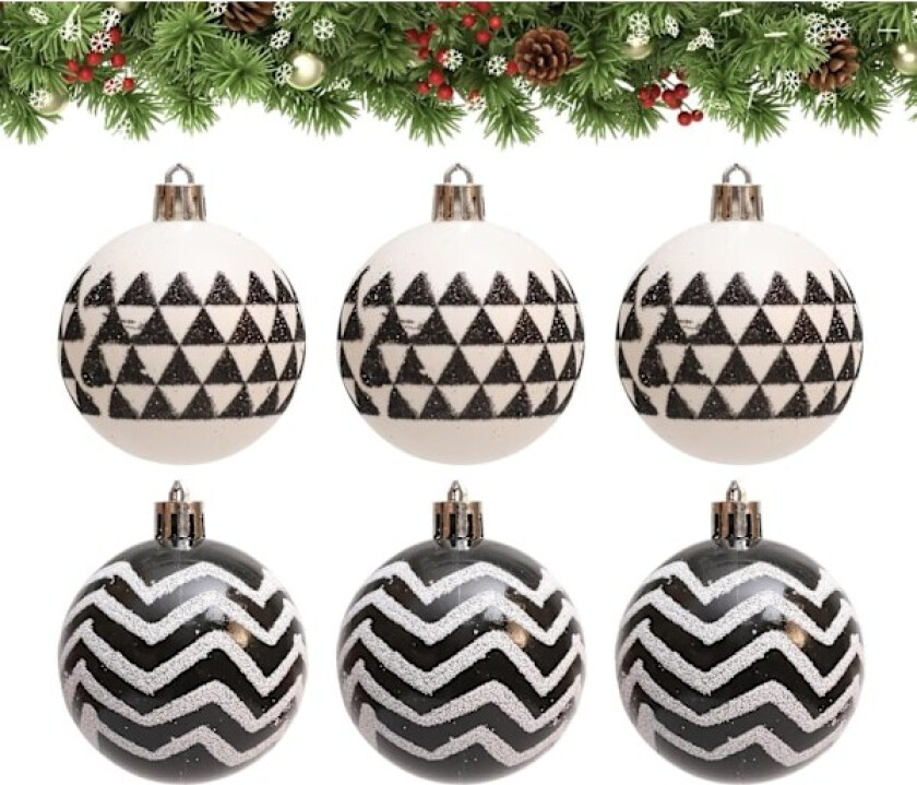 Gjenbrukbare Julekule-sett - Bærbare Dekorative Pynt A