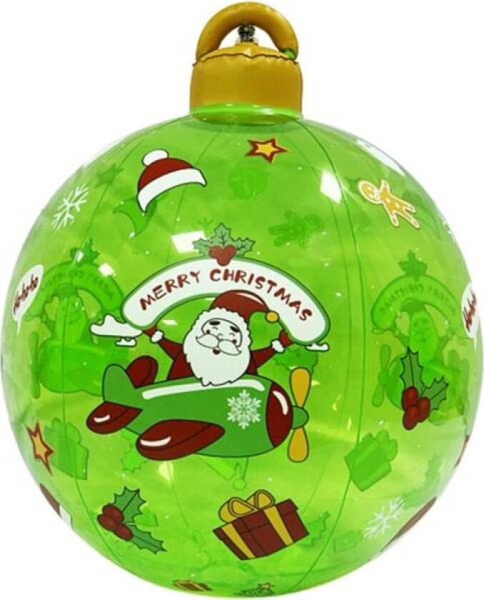 Grønne julekuler lyser opp - Oppblåsbar innendørs og utendørs Ch