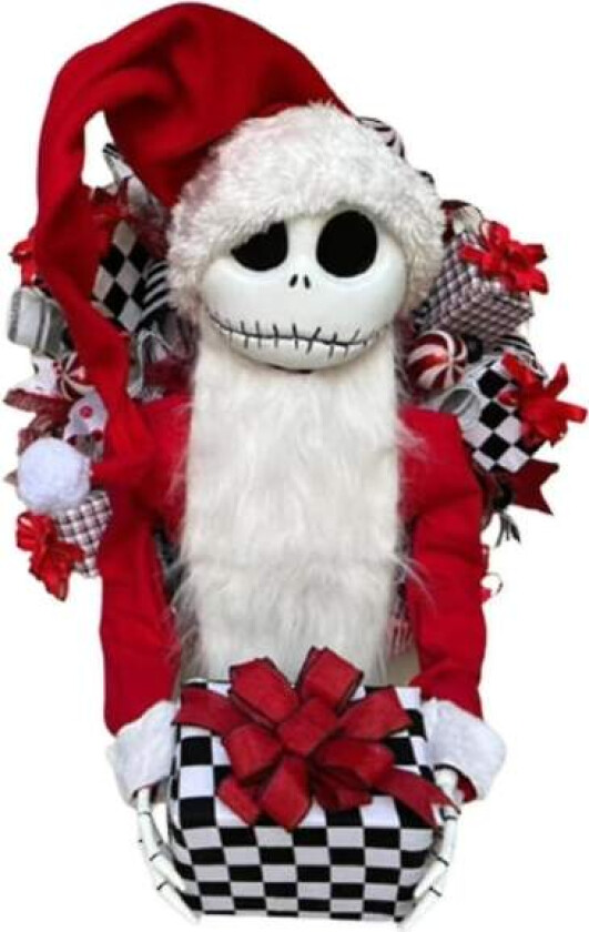 Newway Jack Skellington Nightmare Bee Christmas Julekrans Hoveddør Hengeskilt