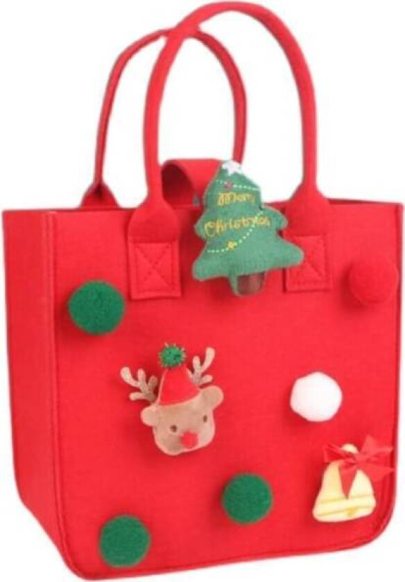 4 stk julepose gavepose godtepose (23X23CM)