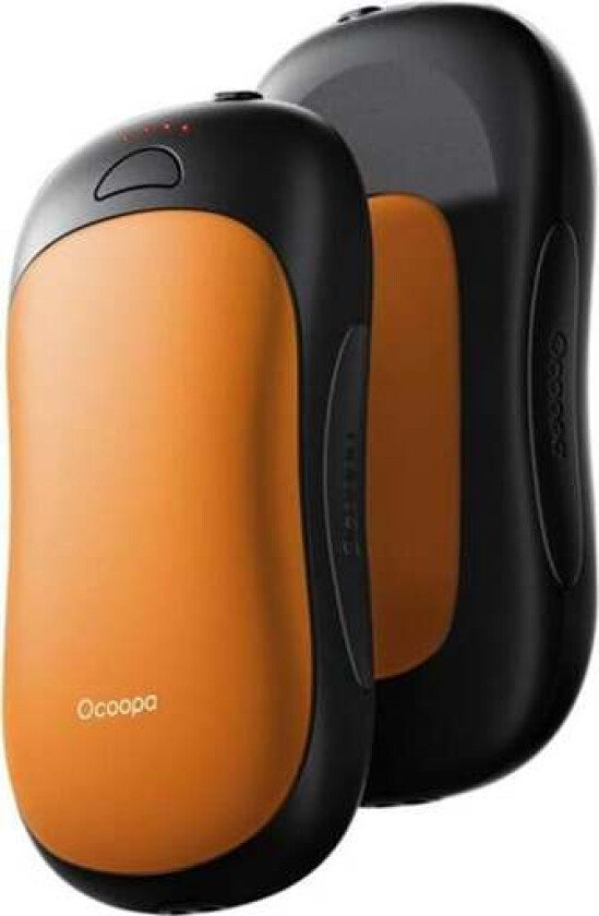 UT3 Pro 2x5000 mAh hand warmer with powerbank function USB-C orange/black Nødlader - Oransje - 5000 mAh