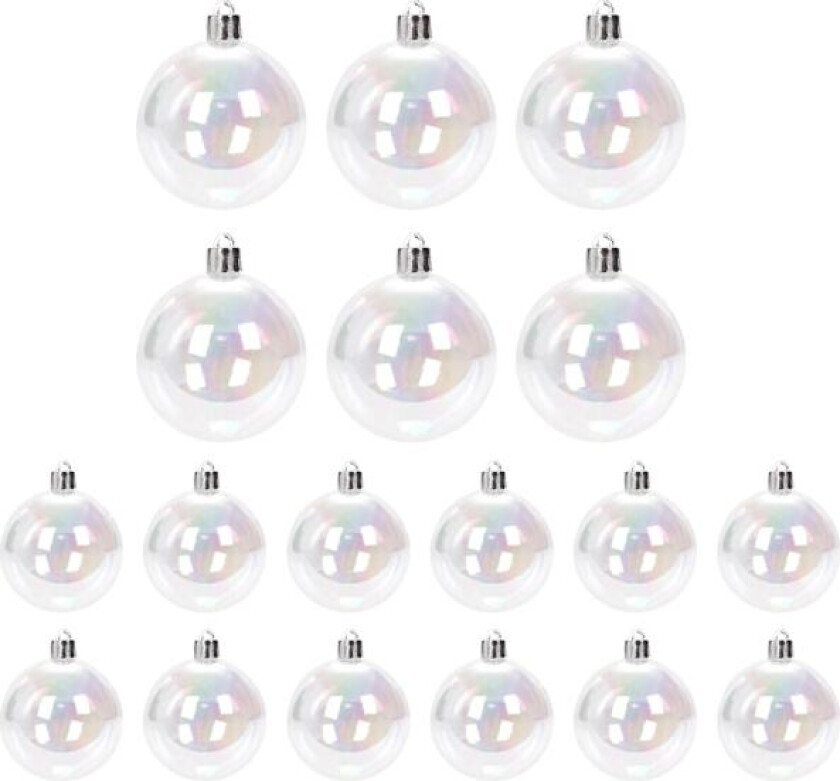 18 stk DIY Julekulepynt Juletrepynt