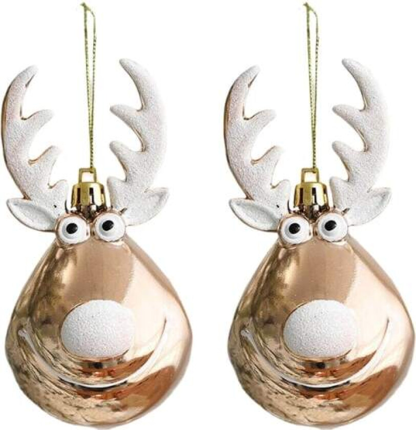 Julekuler, elgdesign, hengende kuler, fest