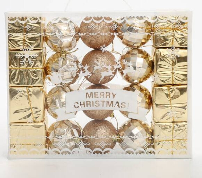 Julepynt anheng julegaveeske farge julekule s