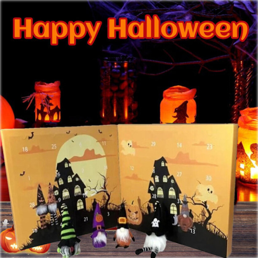 2024 Julekalender med nisse - 24 dagers nedtelling med nissepyntedyr Style 2