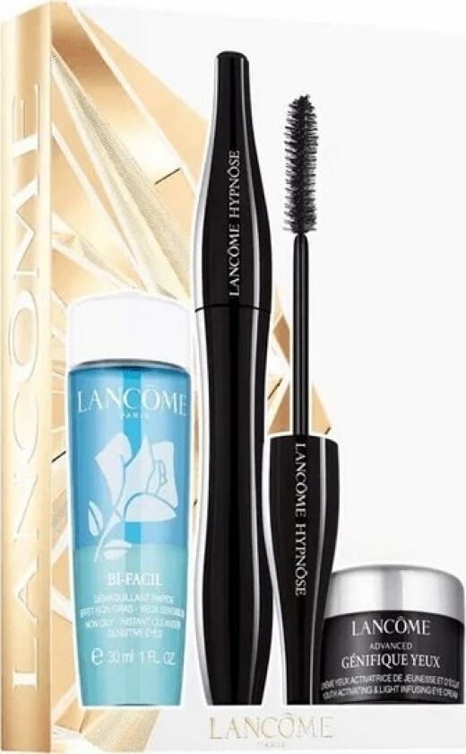 Set Lancome Mascara Hypnose Volume 01 Noir Hypnotic 6.2Ml + Advanced Génifique New 5Ml + Bi-Facil 30Ml