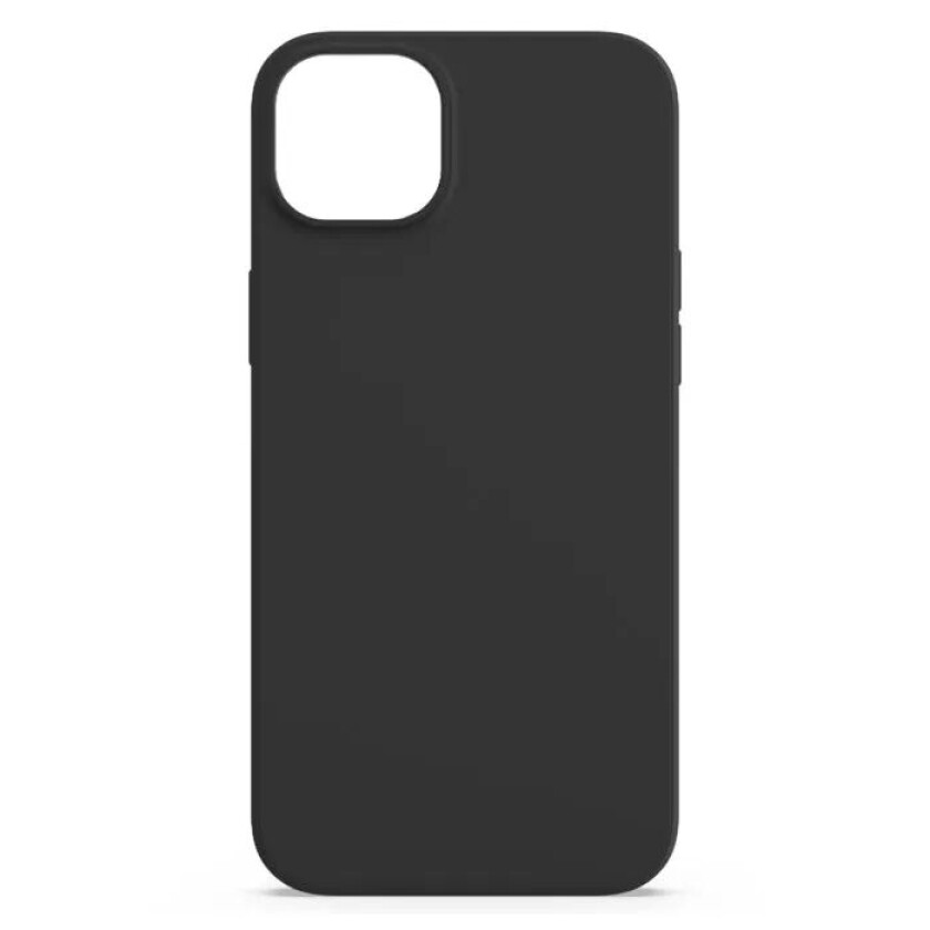 Rubber case for iPhone 14 Plus svart