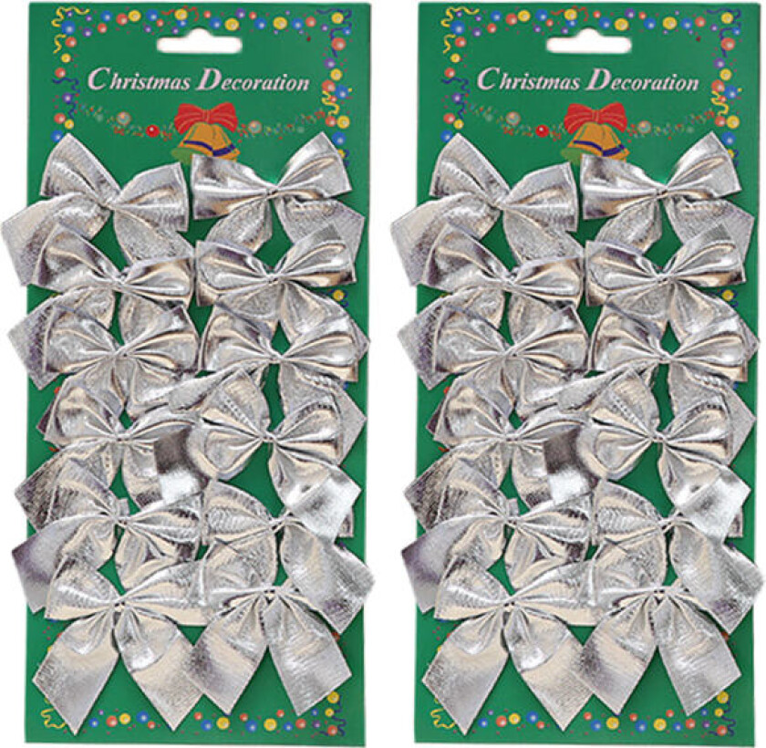 Sløyfer til juletreet, vri-sløyfer gavebånd til håndverk