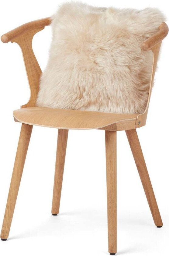 Saueskinnspute | Langhåret | Ensidet | 40x40 cm