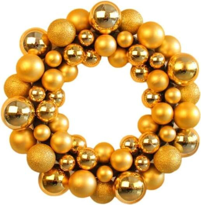 #Gull, Dekorativ utendørs julekrans, nyttårsfest,#