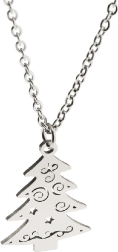 1 stk juletreanheng i titanstål, stjerne juletrepynt, rustfritt stål anheng