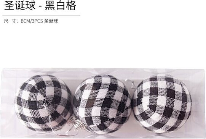 Julekuler Juletrærpynt Fargerike Kuler Henger Julemateriale Tilbehør DIY Julepynt A