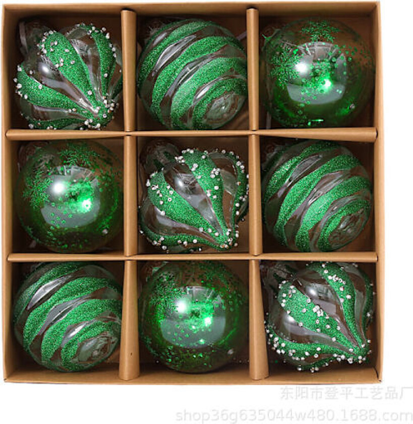 Kreativ design utsøkt julekule julepynt for nettstedets layout dekorasjonskule feriegavekule 8cm