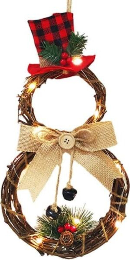 Julekrans til inngangsdøren, julekransdekor