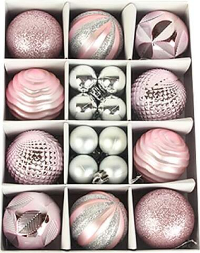 Julekuler Ornament - 60Mm/30Mm splittringsikker uregelmessig