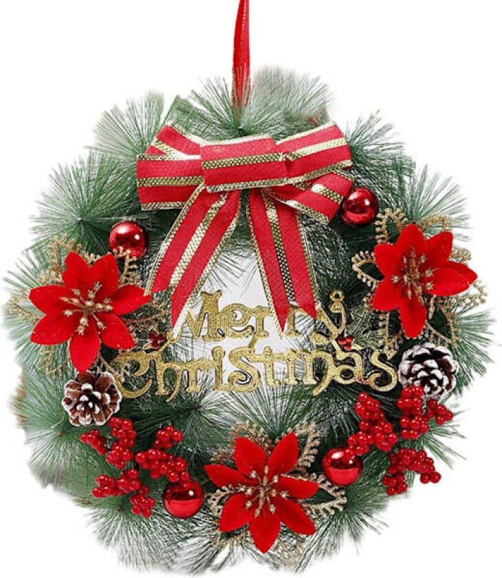 Julekrans, kranser til utendørs inngangsdør, juledekorasjon