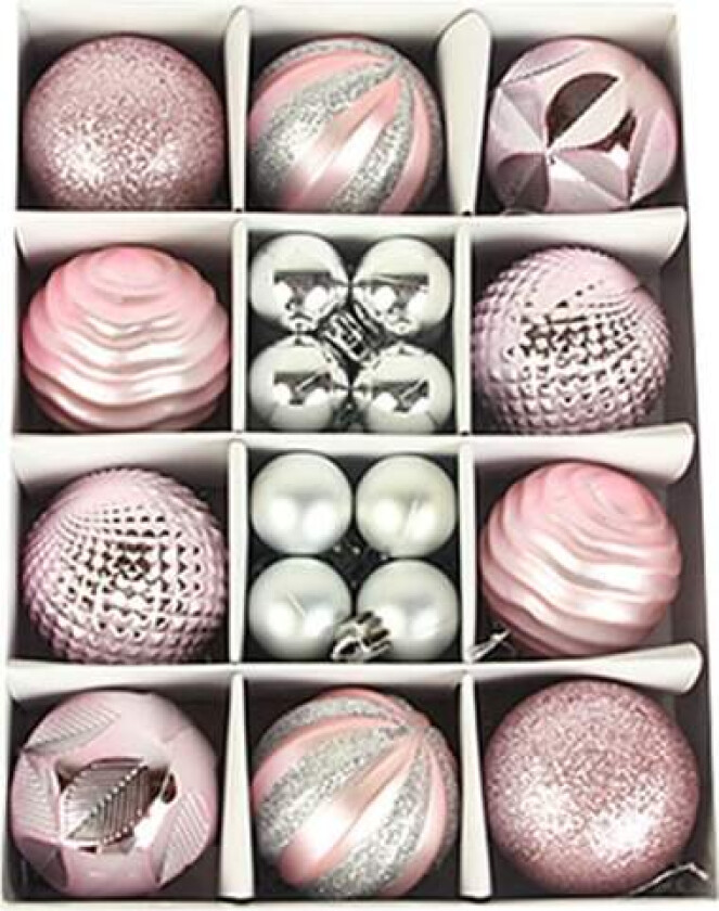 Julekule Ornament - 60mm/30mm Splittsikker Uregelmessig